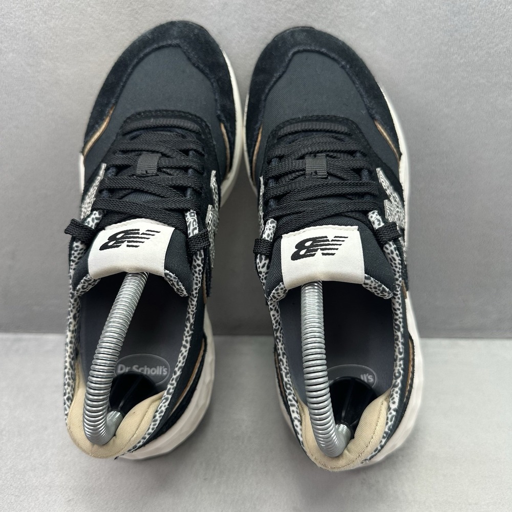 New Balance Fresh Foam X70 Womens Size 7.5 (B) Shoes Black Leopard Sneakers - Picture 6 of 8